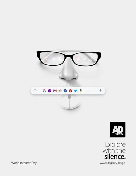 Graphic Design Ads Creative Advertising Poster, Creative Poster Design Ideas Advertising, Vacancy Poster Design, Creative Job Ads, Social Advertising Design, Internet Day, Digital Advertising Design, Clever Advertising, Ads Creative Advertising Ideas