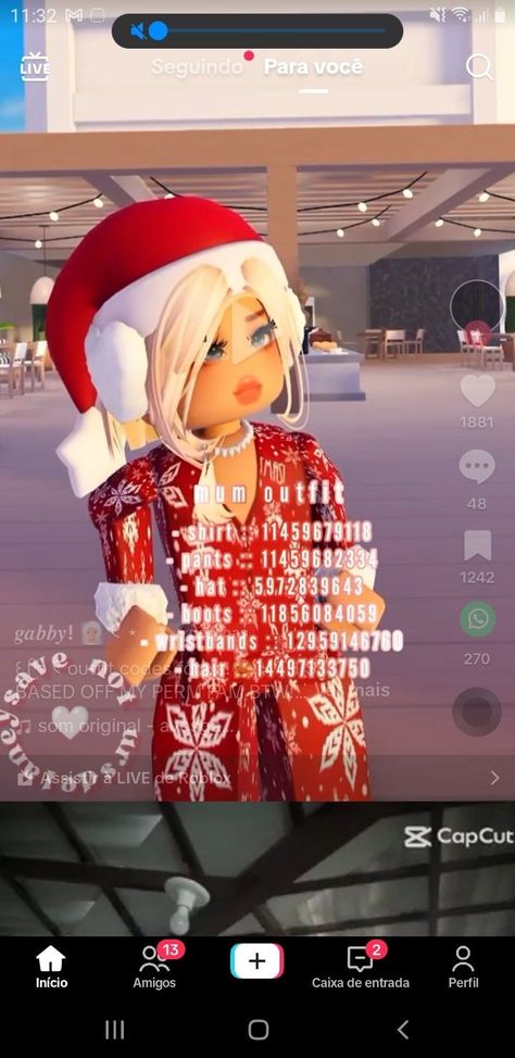 Christmas Outfit Codes Berry Ave, Berry Ave Christmas Codes, Zepeto Outfit Ideas, Roblox Christmas, Preppy Christmas Outfit, Outfit Ideas Emo, Dad Outfits, Blocksburg Outfit Codes￼, Winter Pjs