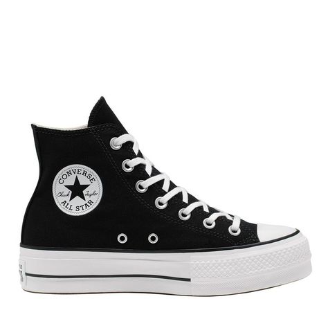 Converse All Star Platform, All Star Platform, Fitness Armband, Basket Noir, Top Sneakers Women, Black Converse, Casual Trainers, Black High Tops, Unisex Gifts