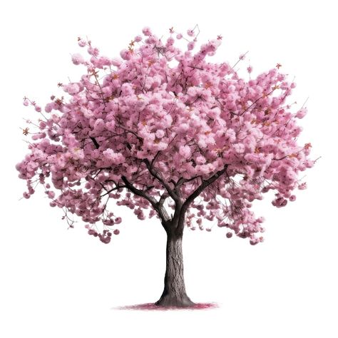 Pink cherry blossom tree isolated on tra... | Premium Photo #Freepik #photo #almond-tree #japanese-sakura #sakura-blossom #sakura-tree Pink Cherry Blossom Tree, Spring Png, Japanese Tree, Almond Tree, Japanese Castle, Japanese Sakura, Pink Cherry Blossom, Blooming Trees, Sakura Tree