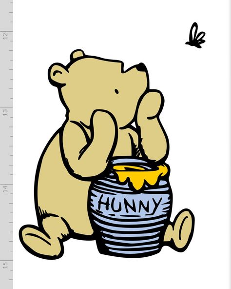 Winnie The Pooh Clipart, Winnie The Pooh Png, Winnie The Pooh Svg, Pooh Svg, Pooh Winnie, Children's Book Characters, Winnie The Pooh Pictures, Make Tutorial, Vintage Winnie The Pooh