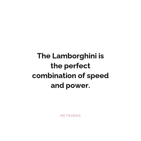 From iconic to humorous, we have the best Lamborghini captions and quotes for your Instagram post. Check out these unique and creative ideas. See all quotes and captions on https://metromag.com/lamborghini-captions/ Lamborghini Quotes, Best Lamborghini, 2024 Quotes, Quotes For Instagram, All Quotes, Instagram Captions, Be Yourself Quotes, Lamborghini, Creative Ideas