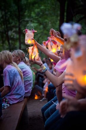 Young Women Camp Activities, Camp Barbie, Girls Camp Activities, Camp Themes, Lds Girls Camp, Girls Camp Crafts, American Heritage Girls, Girl Scout Camping, Mason Jar Lanterns