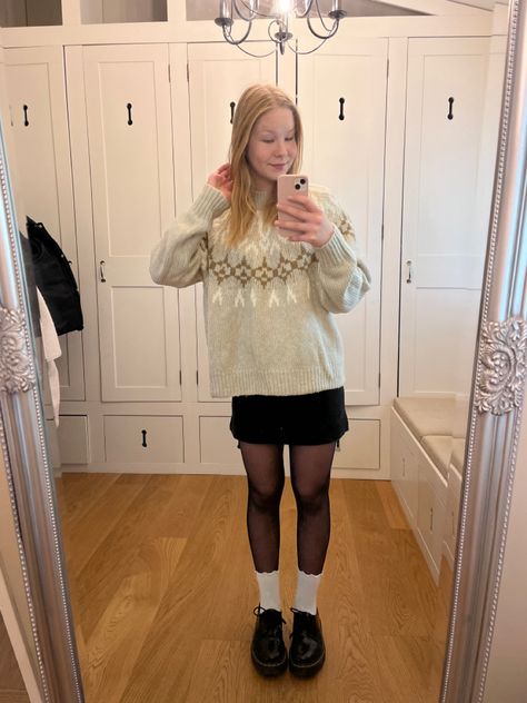 Phoebe Skirt Outfit, Phoebe Skirt Brandy Melville, Ciara Skirt Brandy Melville, Skirt With Dr Martens Outfit, Brandy Melville Phoebe Skirt, Aesthetic Brandy Melville, Fall Vibes Aesthetic, Phoebe Skirt, Cutesy Outfits