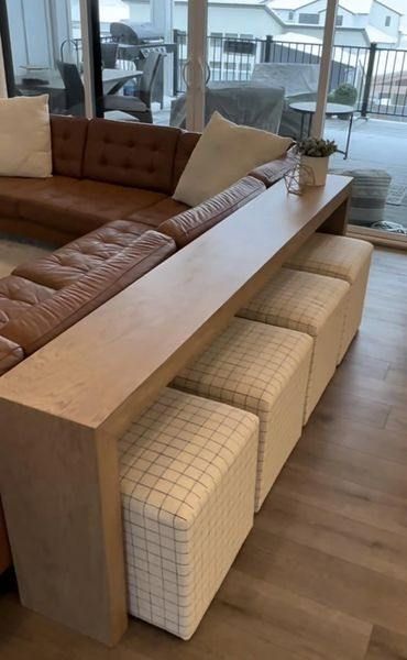 Ikea tips, hacks and more Seating Behind Couch, Couch Console Table, Beautiful House Images, Couch Console, Table Behind Couch, House Images, Behind Couch, Interior Design Your Home, Condo Living