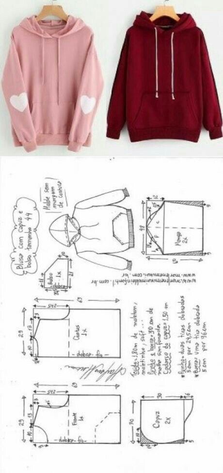 Pola Jaket, Projek Menjahit, Girls Clothes Patterns, Diy Clothes Refashion, Sewing Clothes Women, Diy Vetement, Hoodie Pattern, Jacket Pattern Sewing, Diy Skirt