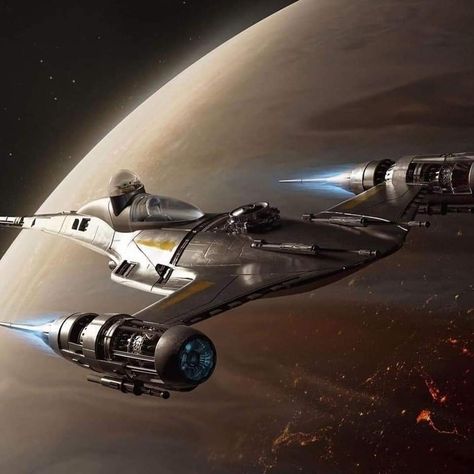 Mandalorian Ships, Star Wars Starfighter, Mandalorian Season 3, Star Wars Ships Design, Culture Aesthetic, Fantasy Star, Star Wars Background, Star Wars Spaceships, Star Trek Art