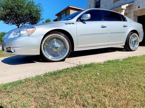 2011 Buick Lucerne looking super sharp ⚡️ Sporting Vogues & Spokes #Buick | #Lucerne | #Vogues 2014 Chevy Impala, Traditional Hand Tattoo, Crazy Cars, Luxury Vehicle, Buick Lucerne, 2014 Chevy, Lowrider Cars, Rims For Cars, Old Classic Cars