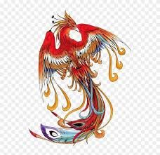 Fenghuang Bird, Phoenix Illustration, Phoenix Chinese, Adobe Illustrator Art, Little Mermaid Characters, Lantern Illustration, Chinese New Year Background, Chicken Illustration, Red Abstract Painting