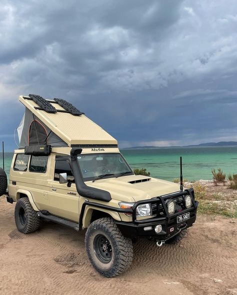 Land Cruiser Camping, 4wd Aesthetic, 76 Series Landcruiser, 70 Series Landcruiser, Land Cruiser Troopy, Troopy Camper, 80 Series Landcruiser, Landcruiser 70 Series, Toyota Land Cruiser 70 Series