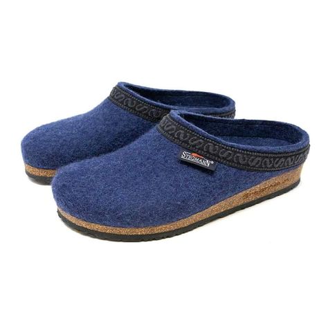 PRICES MAY VARY. Medium Width (B) Felted Wool Clog - Runs true to size for most, generous toe box. Made in Austria from Merino wool and natural cork. Size Tips: Order your usual size if you plan to wear socks or have medium to medium/wide feet. Size down 1/2 size for barefoot wear, a narrower foot, or if you prefer a snug fit. This clog will loosen slightly with wear. Anatomically shaped cork/latex comfort sole with arch support, metatarsal pad and toe bar Textured natural rubber outsole for tra Wool Clogs, Indoor Outdoor Slippers, Wool Shoes, Wool Slippers, Shoe Last, Heel Pain, Boiled Wool, Leather Clogs, House Shoes