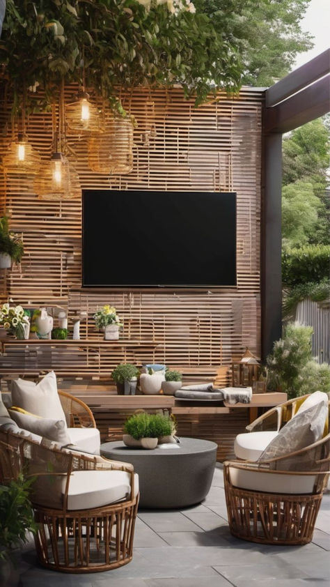 Innovative TV Wall Ideas for the Perfect Patio Setup