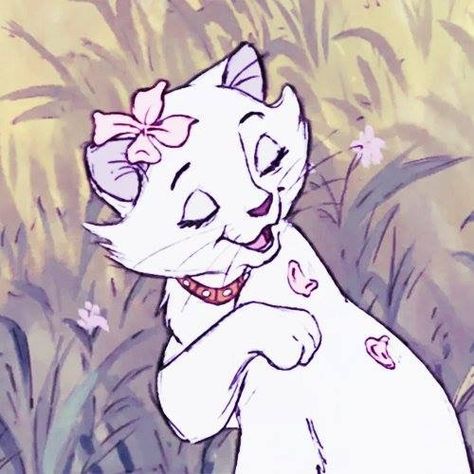 Duchess Aristocats, Old Disney Movies, Marie Cat, Disney Icons, Marie Aristocats, Disney Collage, Disney Animals, Tableau Art, Old Disney