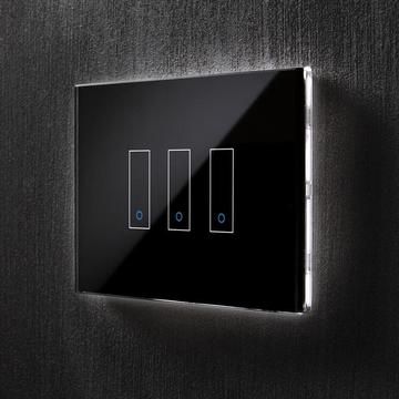 Crafted using Italian ingenuity and design, the IOTTY Smart Switch is made to fit seamlessly into your home decor. Choose from white or black, and 1,2, or 3 switches on your panel. Control your IOTTY Smart Switch using the free IOTTY app, Alexa, or Google Assistant. Sync with lights, blinds, garage doors, & more.. Electrical Switches Design Home, Smart Home Technology Interior Design, Switch Design Ideas, Light Switch Ideas, Modern Switches, Smart Home Ideas, Modern Light Switches, Alexa Home, Smart Light Switch