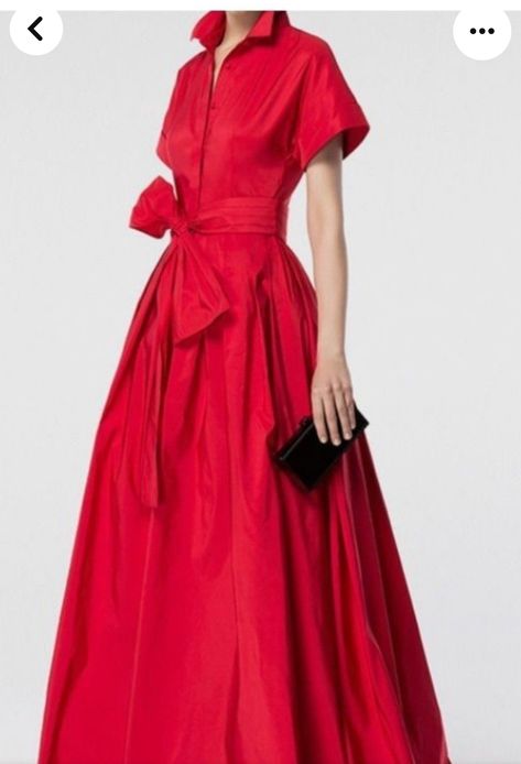 Sukienki Maksi, Carolina Herrera Dresses, Vestidos Vintage, Moda Vintage, Mode Inspiration, Carolina Herrera, Red Fashion, Mother Of The Bride Dresses, Moda Fashion