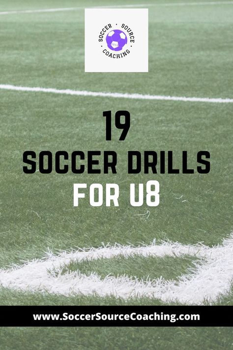 Soccer Drills For U8, U7 Soccer Drills, U8 Soccer Drills, Coaching Kids Soccer, Fun Soccer Drills, Fun Soccer Games, Youth Soccer Drills, Coaching Youth Soccer, Soccer Coaching Drills