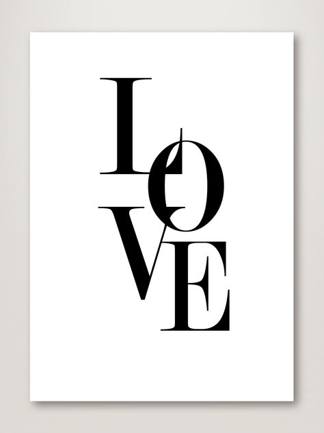 Love - 20x30cm / Black Love Typography Word, Love Word Art Letters, Lettering Fonts Cursive, Written Artwork, Fonts For Signs, Sophisticated Typeface, Word Pictures Art, Lettering Fonts Alphabet, Love Word Art