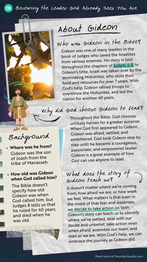 The Story of Gideon: From Living Small to Leading Strong Gideon Bible Lesson For Kids, Bible Judges, Gideon Bible, Girl Activities, Bible Crafts Sunday School, Study Printables, Sunday School Curriculum, Dance Garments, Sabbath School