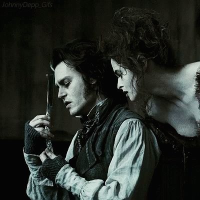 Johnny Depp Sweeney Todd The Demon Barber Of Fleet Street GIF - JohnnyDepp SweeneyToddTheDemonBarberOfFleetStreet SweeneyTodd - Discover & Share GIFs Mrs Lovett, Johnny Depp Characters, جوني ديب, Tim Burton Characters, Tim Burton Style, Miss Peregrine, Tim Burton Films, Tim Burton Movie, Fleet Street