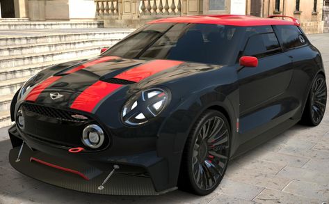 Mini Cooper Tuning, Mini Cooper Stripes, Car Mini Cooper, Mini Concept, Car Sticker Ideas, Mini Cooper Custom, Mini Cooper One, Car Stripes, Mini Cooper Classic