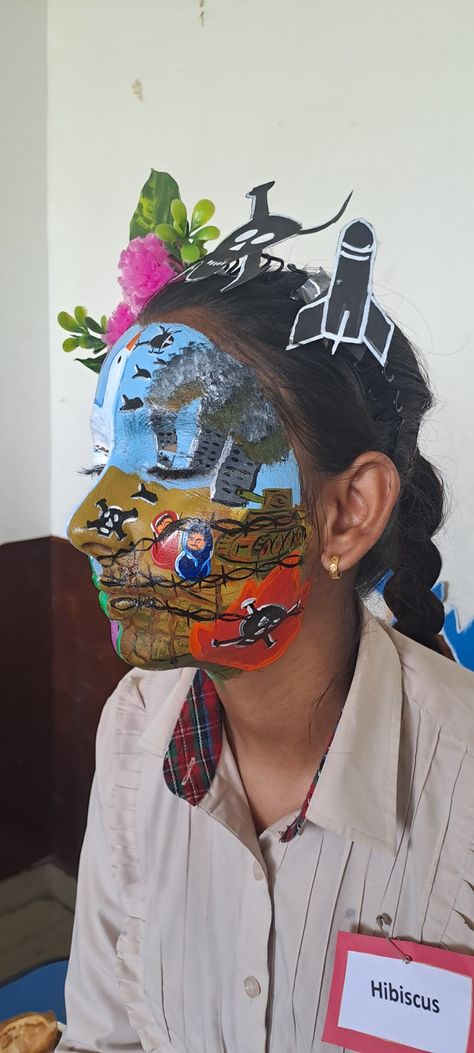 Face Painting Ideas For Competition, Face Painting Competition, Faces Painting, Butterfly Birthday Cakes, Painting Competition, Work Art, Best Out Of Waste, Butterfly Birthday, Independent Women