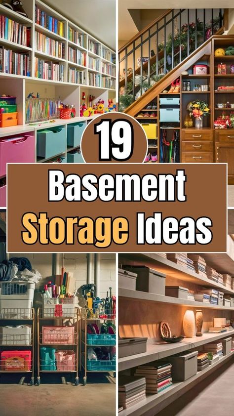 Transform your basement into an organized haven with these 19 clever storage ideas! Whether you need solutions for seasonal items, kids' toys, or household essentials, these tips will help you make the most of your space. Discover creative shelving options, DIY storage projects, and innovative ways to keep your basement clutter-free. Save this pin for inspiration!