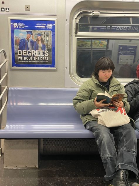 Person Sitting On Train, Reference Ideas, People Reading, London Tube, Reading Literature, Pose References, Sitting Poses, Man Sitting, Person Sitting