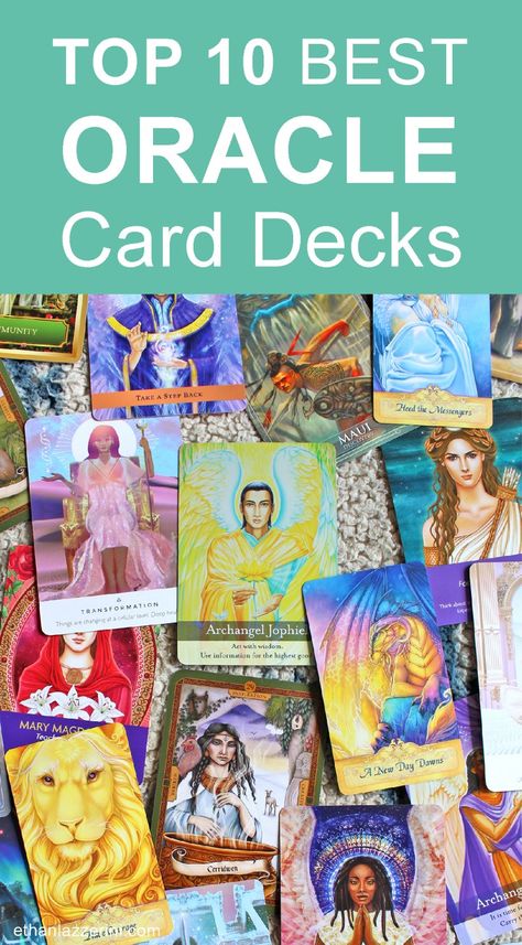 Oracle cards and angel cards Make Your Own Oracle Cards, Best Oracle Decks, Oracle Cards Art, Oracle Card Decks, Oracle Spreads, Modern Day Witch, Candle In The Dark, Learning Tarot, Tarot Prediction