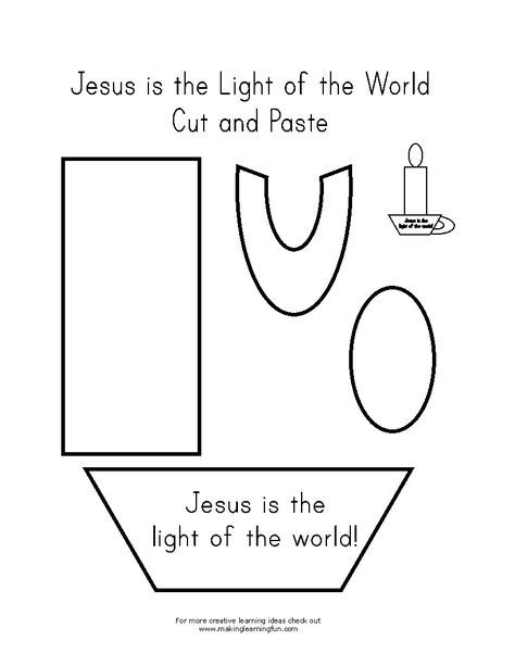 Jesus the Light of the World Activity Sheet | Fun Learning Printables for Kids Jesus Is The Light Crafts For Kids, Jesus Light Of The World Craft Kids, This Little Light Of Mine Craft, Jesus Is The Light Of The World Craft, Jesus Light Of The World, Vbs Stellar, Bible Class Activities, Vacation Bible School Craft, Jesus Is The Light