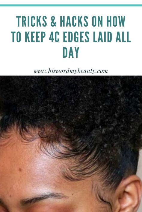 Natural Hair Edges, Edges Laid, 4c Edges, Hair Edges, Natural Hair Growth Tips, Natural Hair Regimen, Edges Hair, Hair Regimen, 4c Natural