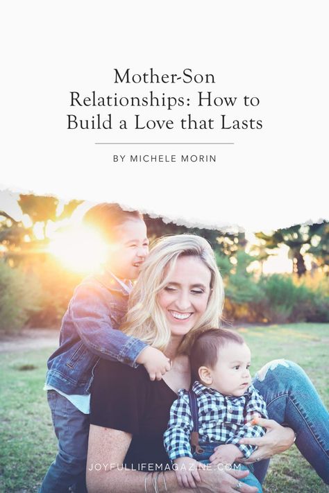 Many moms worry that their mother-son relationship will be damaged when their adult sons marry and start families of their own. Here are some tips on building a bond that lasts. MOTHERHOOD | PARENTING | FAMILY | RELATIONSHIP | ADULT CHILDREN | MOTHER-SON RELATIONSHIP | RAISING KIDS | INTENTIONAL PARENTING Mother Son Relationship, Christian Woman Encouragement, Joyful Life, Intentional Parenting, Single Moms, Mom Son, Mother Son, Parent Resources, Christian Parenting