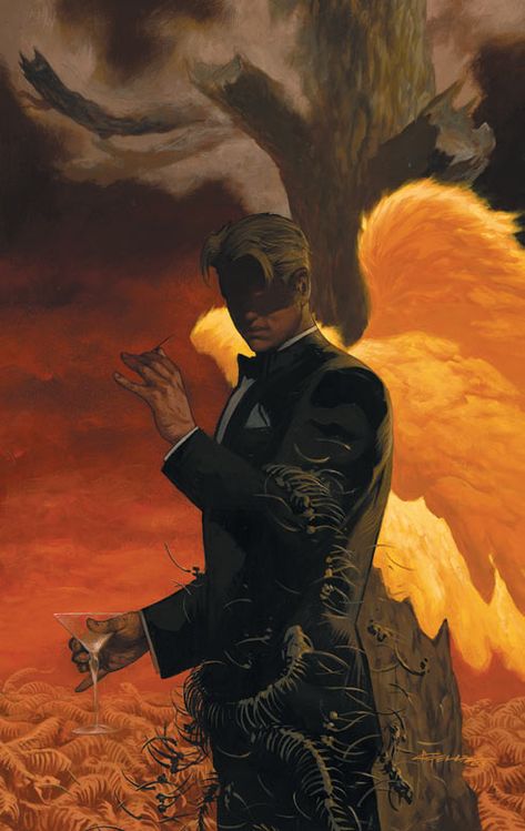 Vertigo Comics, Univers Dc, Arte Dc Comics, Lucifer Morningstar, Dc Comics Artwork, Morning Star, Angels And Demons, Arte Fantasy, Dc Comics Art