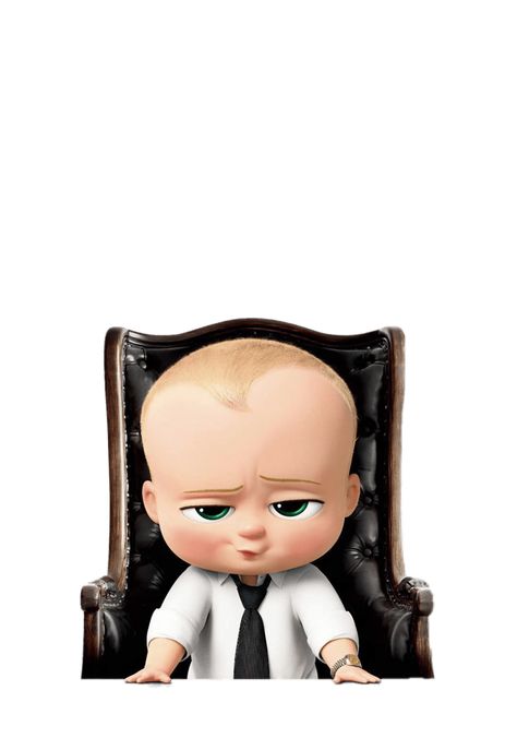 Boss Baby In Desk Chair Bos Baby, Png Top, The Boss Baby, Baby Movie, Baby Chair, Baby Images, Animation Movie, Dreamworks Animation, Leather Lounge Chair