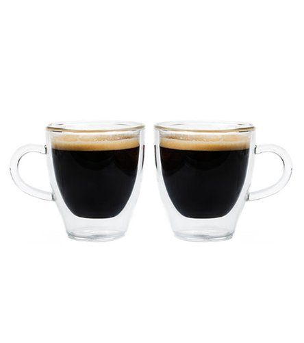 Grosche Turin Double Walled Hand Blown Glass Espresso Cups 140ml 47 Oz Set of 2 >>> Check out this great product. (This is an affiliate link) Double Espresso, Drinkware Sets, Double Wall Glass, Best Espresso, Espresso Cups Set, Glass Coffee Cups, Double Shot, Double Glass, Cups Set