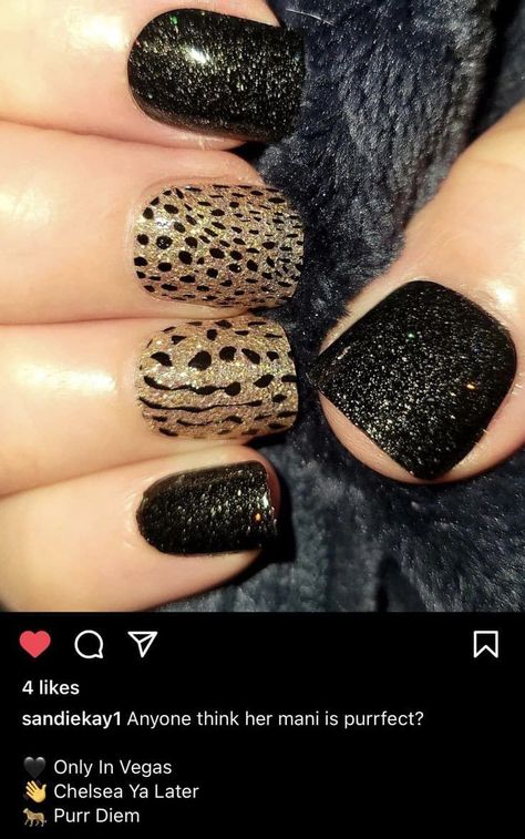 Only in Vegas, Chelsea Ya Later, Purr Diem Clear Nail Designs, Mani Ideas, Nail Color Combos, Lovely Nails, Nail Time, Awesome Nails, Animal Print Nails, Street Nails, Hair Skin Nails