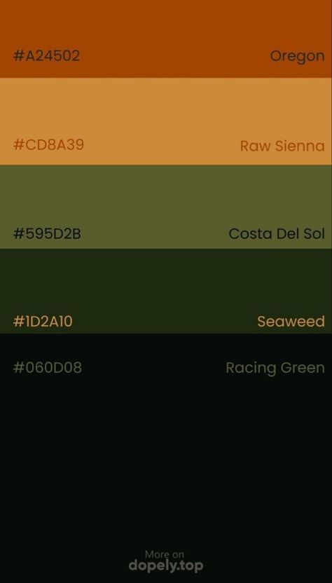 Color Pallets Challenge, Flannel Color Palette, Illustrator Color Codes, Cool Tone Color Scheme, Random Palette Color, Polaroid Color Palette, Earthy Color Combinations, 70s Green Color Palettes, American Traditional Color Palette