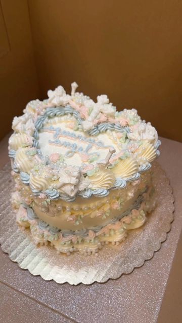 Taurus Fairy, Goddess Cake, Taurus Goddess, Vintage Birthday Cakes, Fairy Cake, Pretty Dessert, Angel Cake, Creative Birthday Cakes, Dream Cake