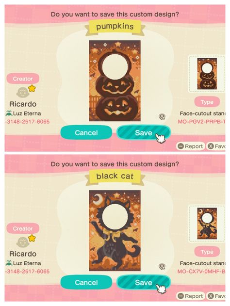 Acnh Lamp Post Design Fall, Acnh Halloween Standee Designs, Animal Crossing Spider Web Design, Acnh Cute Halloween Codes, Acnh Halloween Wallpaper, Acnh Fall Banner Design, Halloween Qr Codes Animal Crossing, Citycore Neighborhood Acnh, Acnh Halloween Custom Design