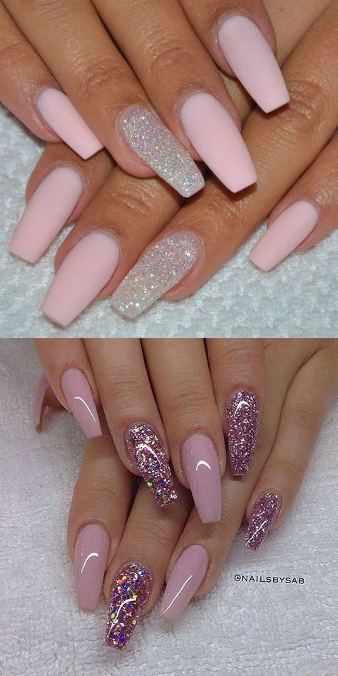 2016 Nails Trends, Nails 2016, Different Nail Designs, Pink Nail Art, Pink Acrylic Nails, Coffin Nails Designs, Cute Nail Designs, Fancy Nails, Nail Arts