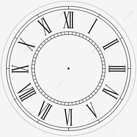 Lock Drawing, Roman Numeral Clock Face, Drawing Man, Clock Template, Man Drawing, Roman Numeral Clock, Roman Numbers, Drawing Png, Clock Icon