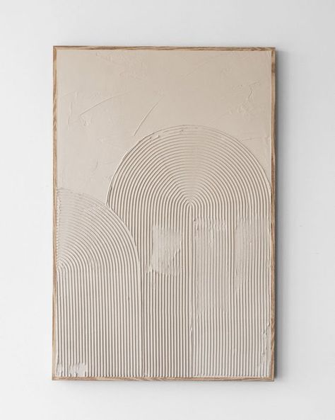 Textured Minimalist Art, Plaster Painting, Cuadros Diy, Soyut Sanat Tabloları, Textured Canvas Art, Plaster Art, Arte Inspo, Textured Wall Art, Diy Canvas Art