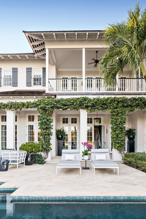 Elegant Beach House Exterior, Beach Home Outside, Hadley James Homes, Coastal Beach Home Exterior, Beachy Home Exterior, Florida Home Aesthetic, Palm Beach House Exterior, Modern Costal House Exterior, Costal Home Exterior Designs