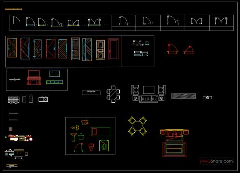 101.Autocad stretchable dynamic block Free download Autocad Free, Cad Blocks Free, Title Block, Cad Blocks, Door Wall, Autocad, Beautiful Beaches, Free Download, Sofa