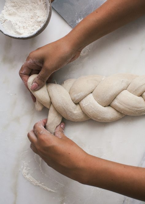 Swedish Braided Cardamom Bread - A Cozy Kitchen Cardamom Bread Recipe, Holiday Loaf, Cardomom Recipes, Cardamom Bread, Pearl Sugar, Swedish Dishes, Braided Bread, Norwegian Food, Scandinavian Food