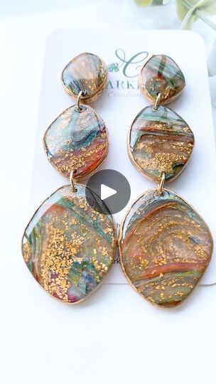 5.7K views · 1.2K reactions | The making of TOPAZ 💫🌿🤩🌴✨

Handmade, hypoallergenic, incredibly lightweight and stunning polymer clay earrings! 🕊️

Available now 🛍️ Only 5 pairs available, each pair is completely unique one-of-a-kind piece of art for your ears! 👂 🎨🖼️

Once they’re gone, they’re gone and won’t be restocked so don’t miss out! 😱

www.harklincreations.com 🤍🌿

Music: Libre
Musician: @iksonmusic #fomo #makersofinstagram #howitsmadematters #howitsmade #makerssupportingmakers #polymerclayart #polymerclayearrings #polymerclayartist #satisfyingvideos #makersgonnamake #polymerclayuk #makersmovement #statementearrings  #polymerclaycreations #makersformakers #polymerclayjewellery #polymerclayjewelry #makerslife #claytutorial #claytutorialvideo #polymerclay #makers #hypoallerg Clay Jewelry Ideas, Fimo Art, Homemade Clay, Polymer Clay Jewellery, Polymer Inspiration, Schmuck Diy, Polymer Earrings, Piece Of Art, Polymer Clay Projects