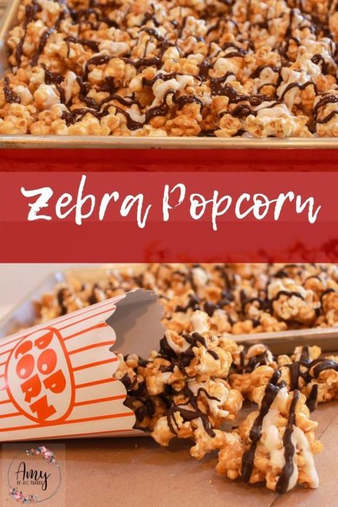 French Braid For Dummies, Baked Caramel Corn, Zebra Popcorn, Chocolate Chip Cookie Dough Truffles, Homemade Caramel Corn, Baked Caramel, Cookie Dough Truffles, Best Popcorn, Popcorn Recipe