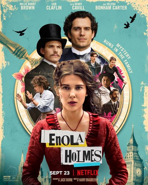 Best New Movies, Detective Sherlock Holmes, Holmes Movie, Mycroft Holmes, Film Netflix, Sam Claflin, Image Film, Helena Bonham Carter, Movies And Series