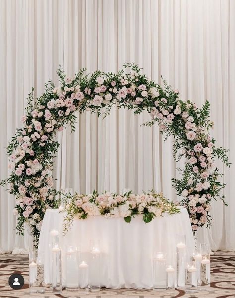 Blush Pink Sweetheart Table, Sweetheart Table Wedding Arch, Sweetheart Table Wedding Elegant, Sweetheart Table Wedding Flowers, Sweetheart Backdrop, Sweetheart Table Wedding Backdrop, Sweetheart Table Wedding Decor, White Sweetheart Table, Head Table Wedding Flowers