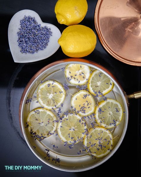 Lavender Stovetop Potpourri, Citrus Simmer Pot Recipes, Lavender Simmer Pot Recipes, Lemon Simmer Pot Recipes, Lavender Simmer Pot, Lemon Simmer Pot, Summer Simmer Pot Recipes, Simmer Pot Recipes Witchcraft, Easy Simmer Pot Recipes