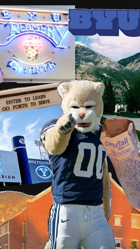 Byu Football, Goals Board, Bored Jar, Byu Cougars, Acceptance Letter, Brigham Young University, Brigham Young, College Ideas, Church Quotes